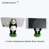 creative panda resin mobile phone bracket